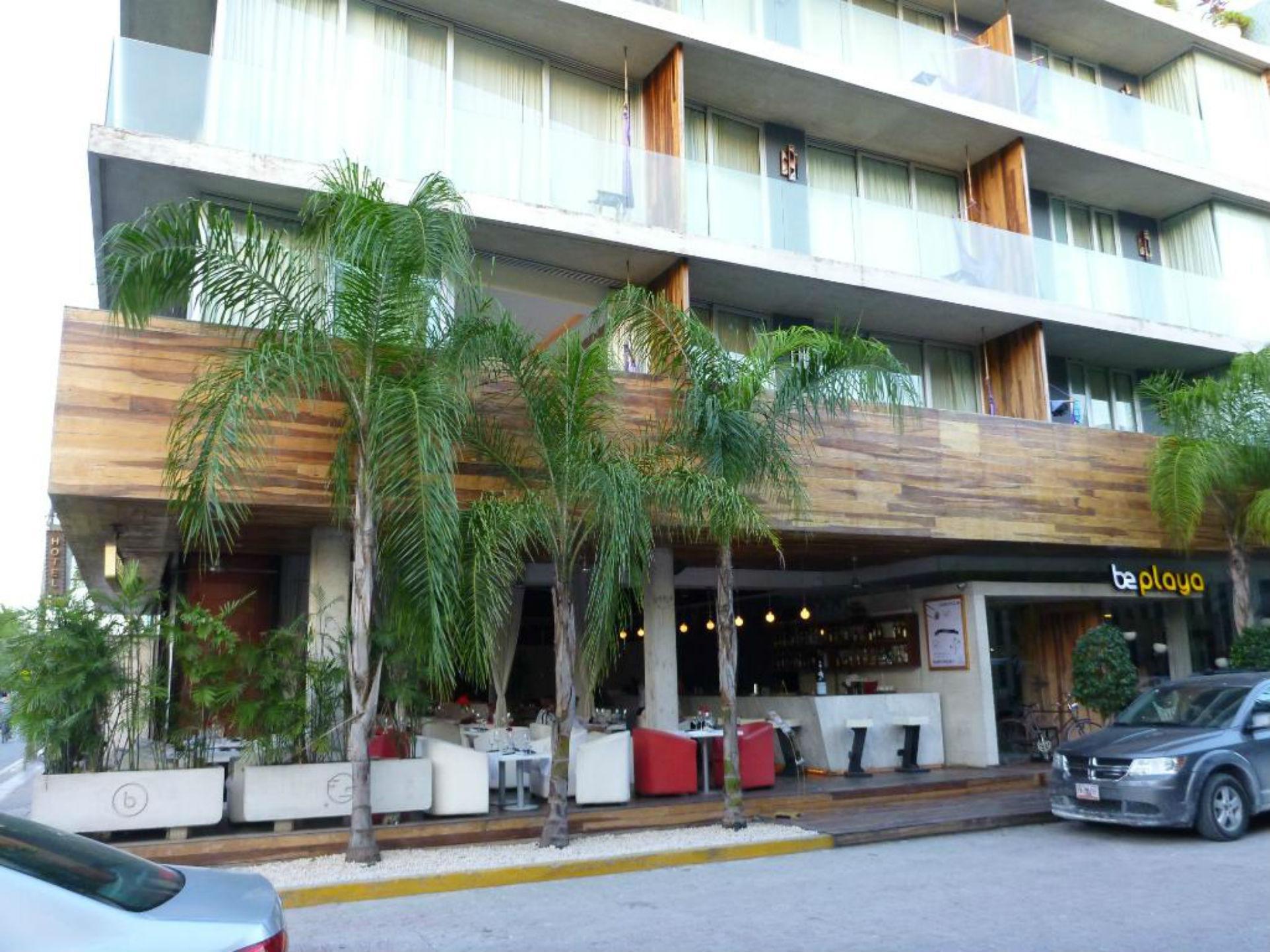 Be Playa Hotel Boutique & Rooftop Bar Плая дел Кармен Екстериор снимка